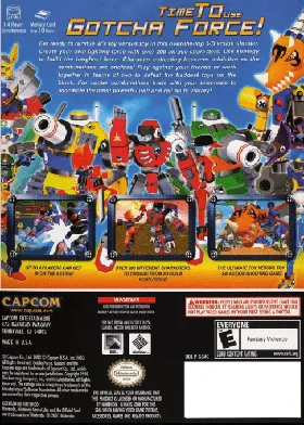 Gotcha Force box cover back